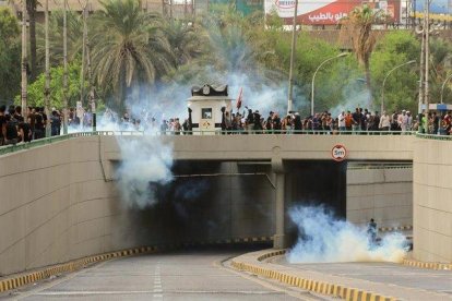 Manifestación contra la corrupción y la crisis económica en Irak-EUROPA PRESS (Ameer Al Mohammedaw/dpa)