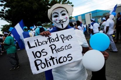 Protestas sociales en Nicaragua en contra del gobierno de Daniel Ortega.-OSWALDO RIVAS (REUTERS)