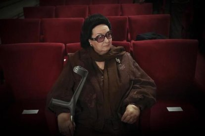Montserrat Caballé, en abril del 2014.-