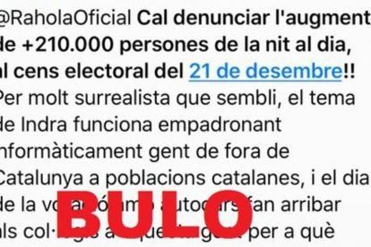 Imagen del supuesto mensaje escrito por Pilar Rahola, que ha resultado ser falso-MALDITO BULO