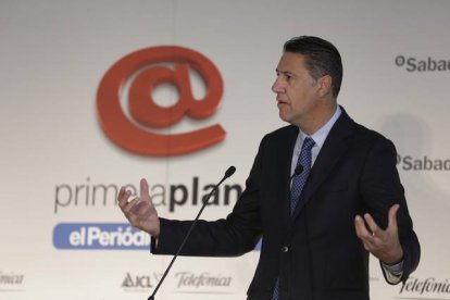 Xavier García Albiol, en el Foro de Primera Plana.-ALBERT BERTRAN
