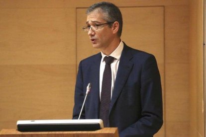 El gobernador del Banco de España, Pablo Hernández de Cos-DAVID CASTRO