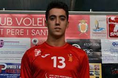 Álvaro Gimeno podría convertirse en breve en jugador del Río Duero. RFEVB