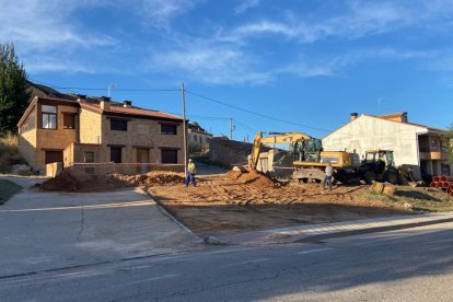 Espacio tras el derribo del lagar.-HDS