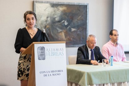 Marisol Encinas durante su intervención. GONZALO MONTESEGURO