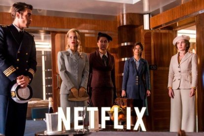 Primera imagen del rodaje de Alta mar, la nueva ficción de Netflix y Bambú Producciones.-NETFLIX