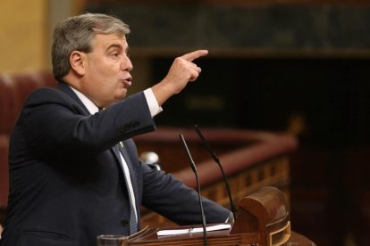 En la foto Jordi Xuclà, el portavoz adjunto de PDECat.-JUAN MANUEL PRATS