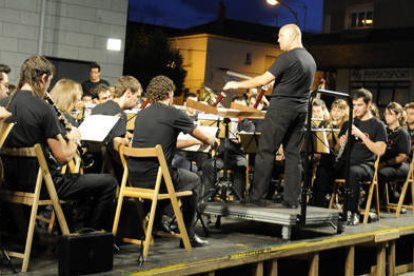 El concierto que la Banda Municipal dedicó a Odón Alonso en el último Maratón Musical Soriano. / ÚRSULA SIERRA-