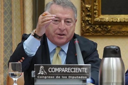 osé Antonio Sanchez, presidente de RTVE, en el Congreso de los Diputados.-JOSÉ LUIS ROCA
