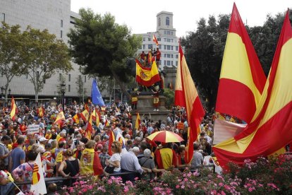 Manifestación por la unidad de España celebrada en Barcelona. /-ALBERT BERTRAN