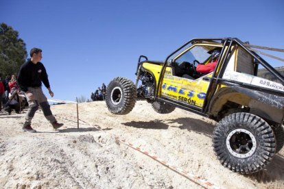 Uno de los 4x4 en un momento de la competición.-DIEGO MAYOR