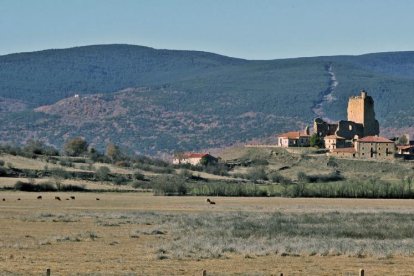 Imagen tomada ayer de la Laguna de la Serna, conocida como laguna de Hinojosa, ahora sin agua-MARIO TEJEDOR