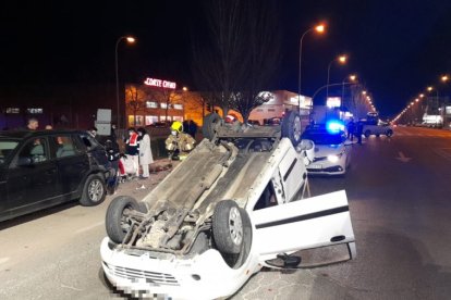 Estado de los dos vehículos tras el accidente. HDS