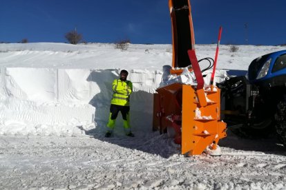 Las nevadas del temporal Filomena alcanzaron espesores notables. HDS