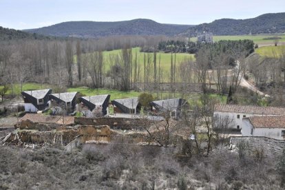 Vista de Sinova, donde está previsto que se ubique la planta.-Valentín Guisande