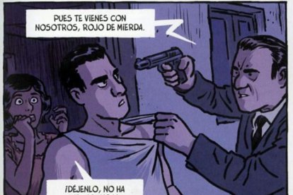 Viñeta de 'Jamás tendré 20 años', nuevo cómic de Jaime Martín, sobre la guerra y posguerra de sus abuelos.-