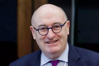 El comisario europeo de Comercio, Phil Hogan.-EFE EPA / STEPHANIE LECOCQ