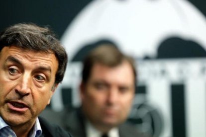 José Ramón Alexanco, en su presentación como director de la academia del Valencia, en agosto del 2015-EFE