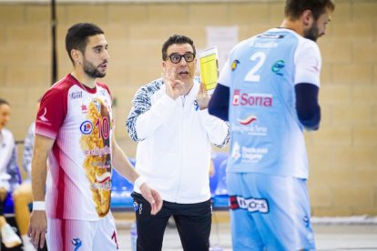 Alberto Toribio en el encuentro de la pasada jornada entre el Río Duero y Textil Santanderina. MARIO TEJEDOR