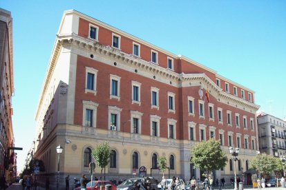 Fachada de la sede del Tribunal de Cuentas. HDS