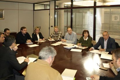 Asistentes a la reunión ayer en la UGAM-Cesefor