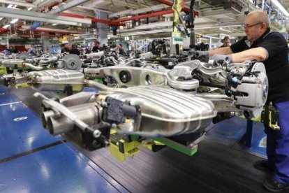 Planta de montaje de automóviles.-EFE/ FRANCISKA KRAUFMANN