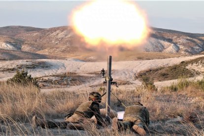 Ejercicios del Grupo de Regulares del Ejército.