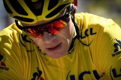 Chris Froome, consumidor de Ventoline.-AFP / LIONEL BONAVENTURE