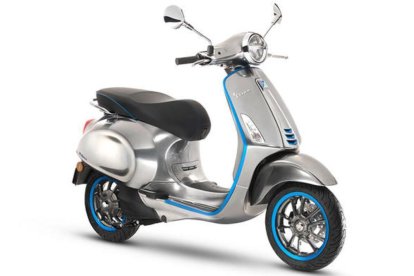 Vespa eléctrica de Piaggio.-