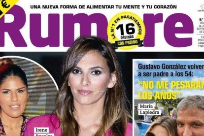 Isa Pantoja e Irene Rosales, en la portada de ’Rumore’.-