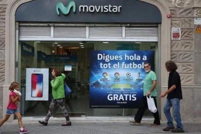 Promoción de retransmisiones de fútbol de Movistar+ para la temporada 2018-19.-ELISENDA PONS