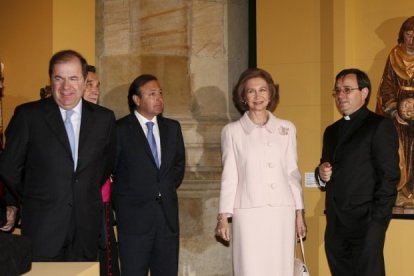 Visita de la Reina Sofía a Soria en 2009 para la inauguración de Las Edades del Hombre. HDS