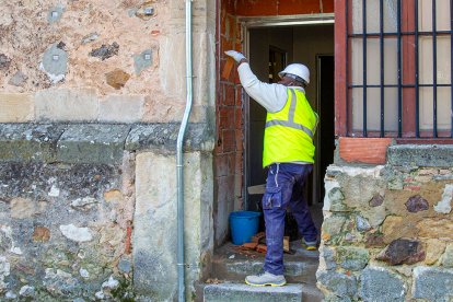 Trabajador de la construcción.-MARIO TEJEDOR