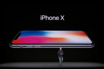 Momento de la presentación del nuevo iPhone X-/ EL PERIÓDICO