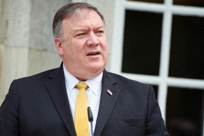 El secretario de Estado de EEUU, Mike Pompeo.-EUROPA PRESS (GREGOR FISCHER)