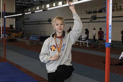 Raquel Álvarez logró la plata en el Nacional. / U. Sierra-