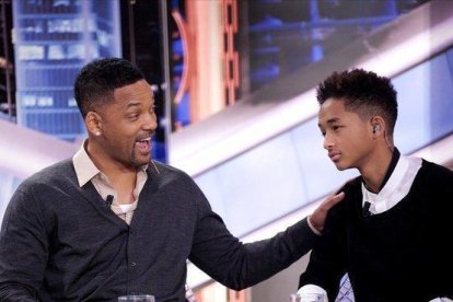 Will Smith y su hijo Jaden, en el plató de ’El Hormiguero’.-