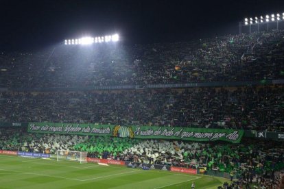 Imagen de una grada del estadio Benito Villamarín de Sevilla.-TWITTER / REAL BETIS BALOMPIÉ