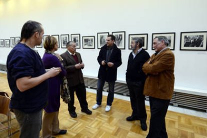 Imagen de la presentación de la muestra ayer en el Museo Numantino. / ÁLVARO MARTINEZ-