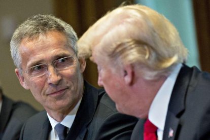 Stoltenberg y Trump hablarán sobre los éxitos sin precedentes de la OTAN.-EFE