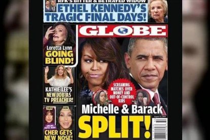 Portada de la revista ’Globe’.-