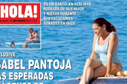 Isabel Pantoja, en la portada de Hola!.-EL PERIÓDICO