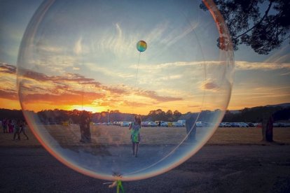 Imagen ganadora del concurso 'Mi verano en Soria' captada en el Covaleda Fest. Autora: María Pérez