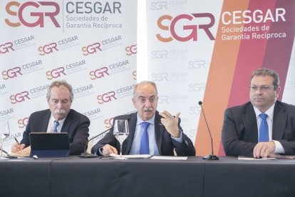 Presentación del informe anual de Cesgar a cargo del presidente de la entidad, Antonio Couceiro.-JULIA ROBLES