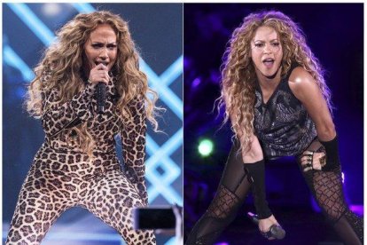 Jennifer Lopez y Shakira actuarán durante el descanso de la próxima Super Bowl.-AP