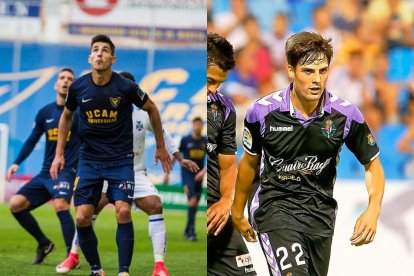 El Numancia confirmaba ayer las cesiones de Pere Milla y de Markel Etxeberria.-Ucam Murcia / El Mundo Valladolid