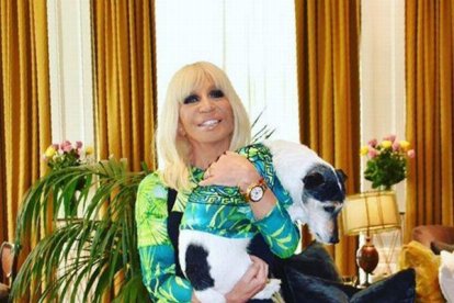 Donatella Versace.-INSTAGRAM