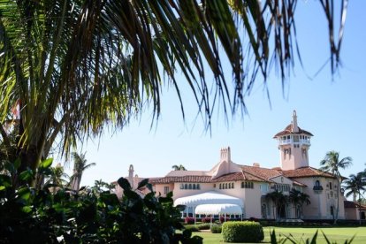 El club Mar-a-Lago en Palm Beach Florida, propiedad de Donald Trump.-AFP