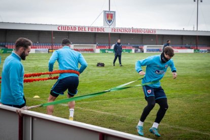 Sesión de entrenamiento en la ciudad deportiva. GONZALO MONTESEGURO