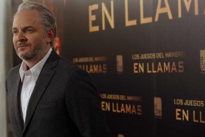 El director Francis Lawrence, en la presentación en Madrid de la película Los Juegos del hambre.  En llamas.-AGUSTÍN CATALÁN